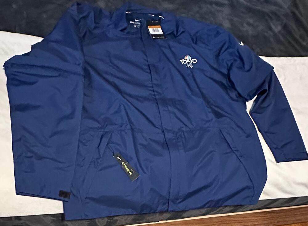 Nike Tokyo Olympics Men's Blue Hypershield Golf Jacket XXL NWT